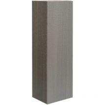 Illumo Wall Hung Tall Boy Storage Unit 300mm Wide - Grey Oak - Orbit