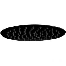Orbit - Noire Round Fixed Shower Head 300mm Diameter - Matt Black