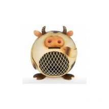 Orchid-Cow Piggy Bank Animal Piggy Bank Iron Piggy Bank Room Decoration Gifts for Friends and Family