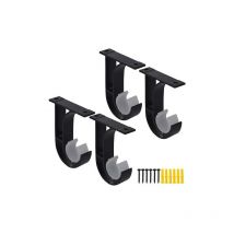 Orchidée - orchid-Curtain Rod Bracket for Ceiling, Heavy Duty Curtain Rod Bracket with Plastic Buckle, Aluminum Alloy, Window Hardware Fits up to