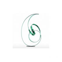 Orchidée - orchid-The Standing Ribbon Metal Sculpture, Modern Sculpture
