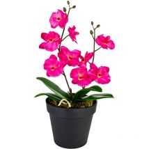 Orchidée Plante en Pot Artificielle Artificiel Sélection Decovego