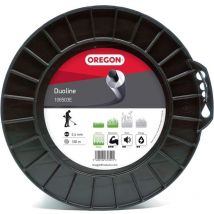 Oregon - Duoline Rasentrimmer-Faden Rund Transparent/Schwarz ø2.4mm/180m 106503E