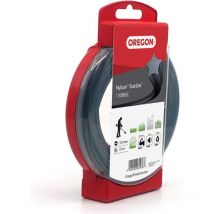 Oregon - Hilo desbrozadora Estrella Nylium Starline Negro ø3.0mm/15m 110986E