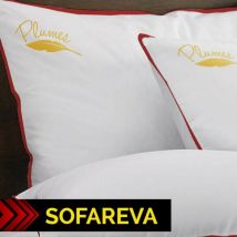 Oreiller Confort Plumes 30x50 cm Epaisseur 12 cm Moelleux - blanc