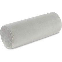Oreiller cylindrique pour sommeil rembourré et recouvert de polyester anti-polychon Grey - Grey
