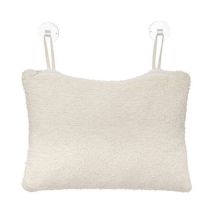 Oreiller de Bain 2 Ventouses 'Textile' 33cm Beige