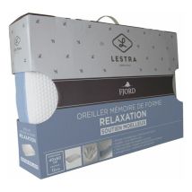 Oreiller Fjord Relaxation Sérénité À Mémoire De Forme Lestra - Oreiller Fjord Moelleux - Blanc -