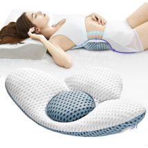 Coussin Lombaire Lit pour Dormir, Soutien de Soutien du Dos