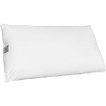 Oreiller Nova 100% fibres vierges : doux au toucher, velouté, respirant et adaptable 75 cm