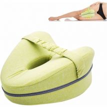 Coccyx Oreiller Ergonomique Jambe Oreiller Côté Dormir Mémoire Oreiller Circulatoire Orthopédique Oreiller Genou Lavable Côté Dormir Taie D'oreiller