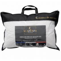 Oreiller percale quality gel - 50x70 cm - Made in France