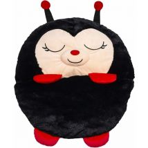 Oreiller pliant pour sac de couchage, 2 en 1, sac de couchage anti-coup de pied pour enfants, style coccinelle