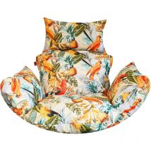 Blomster - Oreiller pour cocon de balançoire suspendu - perroquets