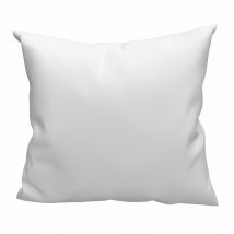 Oreiller blanc en coton 65x65 cm zen, par Soleil d'ocre