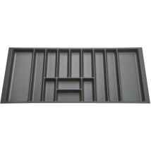 Orga-box 9 Besteckeinsatz Anthrazit Für Nobilia-küchen Ab 01/25, Schubladenbreite 1200 Mm
