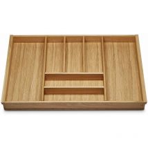Orga-box - Iii Eiche Besteckeinsatz Besteckkasten 800 Mm Für Nobilia Ab 2013