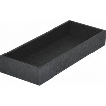 OrganiQ Schubladeneinsatz - Einsatzschale, Naturfasern schwarz - Rockenhausen