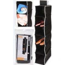 Organisateur de placard 15x30x84 cm Noir