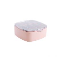Organisateur de câbles - Organisateur de tiroir Accessoires de gestion électronique Comptoir de bureau Plastique transparent(rose)