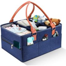 Organisateur de couches pour bébé, table à langer, sacs à couches portables en feutre, panier de rangement de voyage automatique