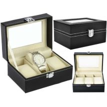 Organisateur de montres avec 3 compartiments