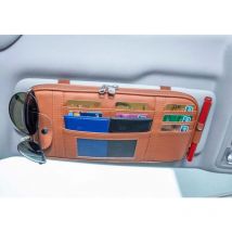 Organisateur de pare-soleil de voiture Da by Visor Accessories (marron)