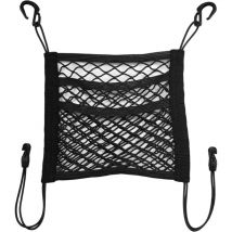 Organisateur En Filet Entre Deux Sièges De Voiture à 3 Couches 30 x 27 Cm Pochette En Maille Pour Siège Avant Organisateur De Dossier De Siège De