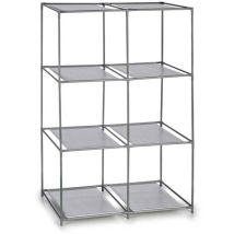 Bigbuy Kipit Wr4325 Étagère Métal Gris 6 Compartiments