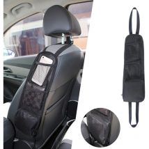 Sac de rangement latéral pour siège de voiture, support de téléphone en filet pour passager avant
