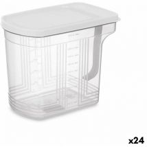 Cooler Organiser Gris Plastique Transparent 2,5 l 20,5 x 17 x 13 cm (24 unités) - Kinvara
