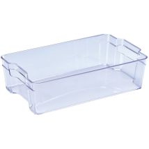 Mondex - Organisateur Réfrigérateur 8l - Pet Recyclable - Transparent - 37x21,5x10cm