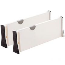 Organisateurs de séparateurs de tiroirs, séparateurs d'organisateurs de tiroirs réglables pour le rangement de la cuisine, la chambre, la commode, le