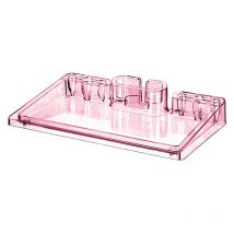 Organiseur de bureau HAN HA-17470-76 I-Step Transparent Rose Vif