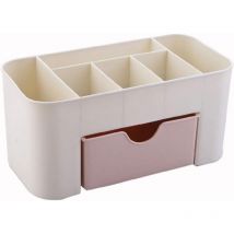Organiseur de maquillage de bureau, boîte de rangement pour cosmétiques, boîte de rangement pour bureau, papeterie, maquillage