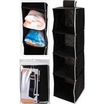 Storage organizador armario 4 estantes 30x30x84 cm , Organizador armario 4 estantes 30x30x84 cmIdeal para almacenar ropa, zapatos, sábanasHecho en