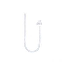Organizador Cables Flexible 25mm 3m Blanco Nanocable 10.36.0003-w