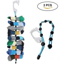 Organizador de calcetines para lavado y secado fubuca en abs y ganchos