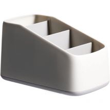 Alovez - Organizador de control remoto de 4 compartimentos, soporte para control remoto, ideal para almacenamiento