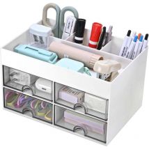 Organizador de escritorio con compartimentos para accesorios: cajones prácticos para una organización perfecta del escritorio