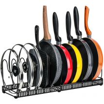 Organizer per pentole e padelle, porta padelle di dimensioni regolabili, porta padelle Offerta esclusiva