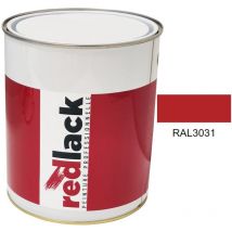 Redlack - Oriental Red Paint ral 3031 Multi-Oberflächen-Glanz 3L