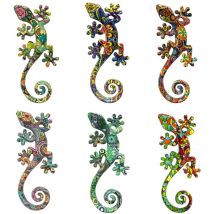 Signes Grimalt - origin Home decor Eidechse 6U Tiere Mehrfarbige Eidechsenfigur – 17 x 8 x 3 cm