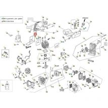 Original Active Auspuffdichtung für Freischneider 6,5 Schnecke t152 023955