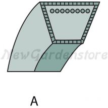 Agria - original 4300 5100 Correa trapezoidal para tractores cortacésped