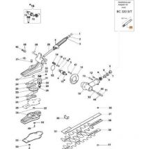 Original emak adapterwelle 61280095