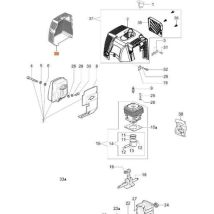 Original emak schalldämpferabdeckung 61330267R