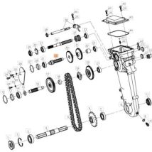 Original emak vorgelegte welle L66150866