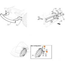 Original pin + clip kit emak 68120043
