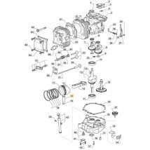 Original Stiga Motor Kolbenbolzen TRE0702 Rasentraktor 118551241/0